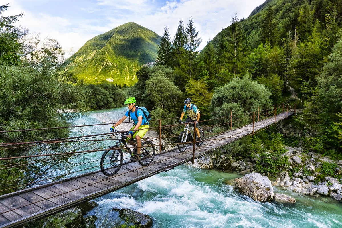 Exploring Tolmin's Surroundings on Two Wheels: Discover the Treasures of the Soča River Valley
