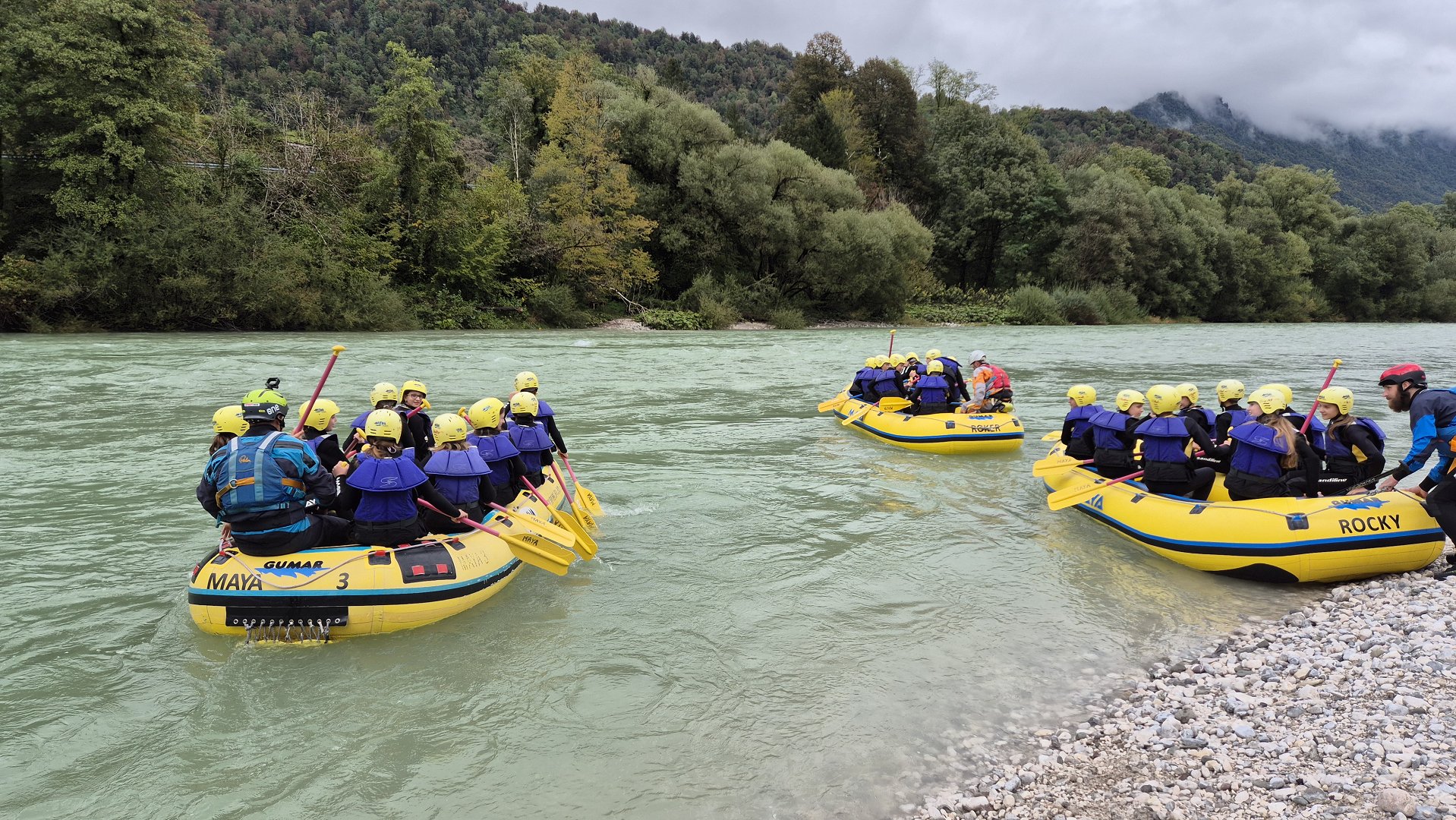 RAFTING FOR PRIMARY SCHOOLS: Kamno - Tolmin